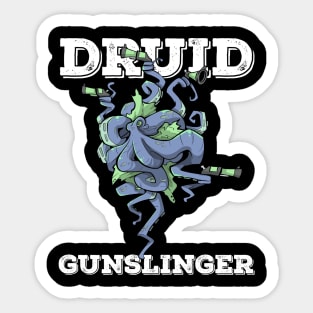 Druid Class Roleplaying Pnp Humor Meme RPG Dungeon Saying Sticker